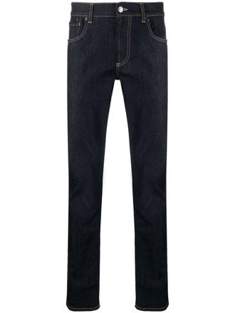 Alexander McQueen straight-leg denim trousers - Blue
