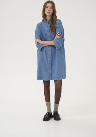 MY ESSENTIAL WARDROBE Jurk Loose fit medium blue