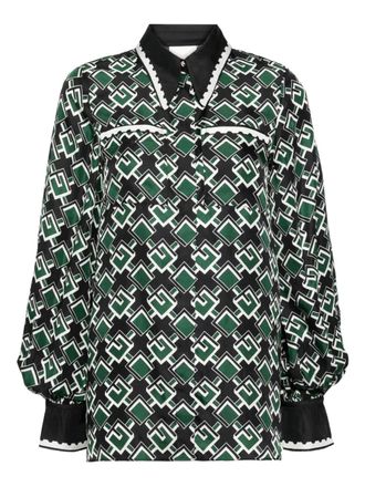 Camilla Pockets My Porto Pen Pal blouse - Groen