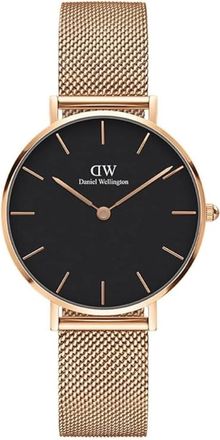 Daniel Wellington Petite Melrose - Dames - Horloges - Geel - ONE Size - Accessoires
