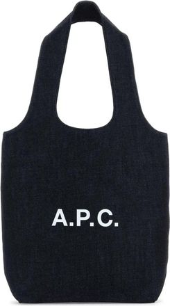 A.P.C. Tote Ninon Small - Dames - Shoppers - Blauw - ONE Size - Tassen