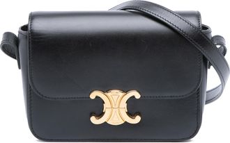 Celine Pre-owned Womens Classic Crossbody Leather Bag - Black - One Size