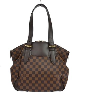 Louis Vuitton Verona Damier Brown Canvas Handbag (Pre-Owned)