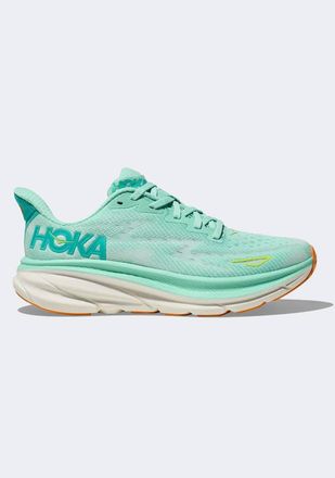 Hoka One One Womens Clifton 9 Shoes In Green