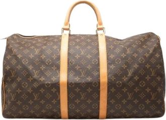 Louis Vuitton Pre-owned Keepall 55 - - Pre-owned - Donna - Marrone - ONE SIZE