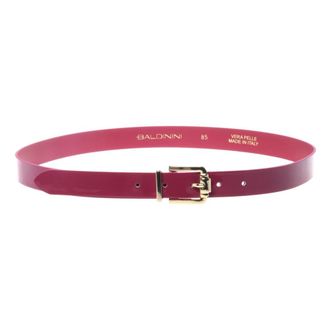 Baldinini Patent Riem - Dames - Riemen - Roze - 90 CM - Leer - Accessoires
