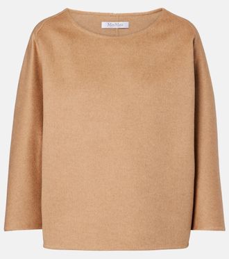 Max Mara Radioso camel hair blouse