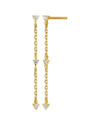 Bony Levy Liora 18K 0.10 Ct. Tw. Diamond Linear Earrings