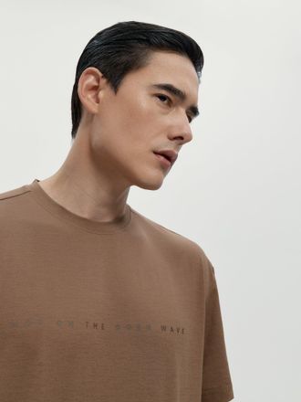 Born Living Yoga T-Shirt Venetta Chestnut