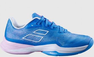 Babolat Womens Jet Mach 3 Ac Shoe In French Blue