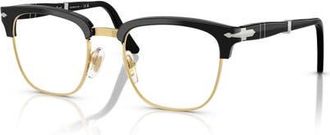 Persol 52mm Square optical glasses in Black at Nordstrom