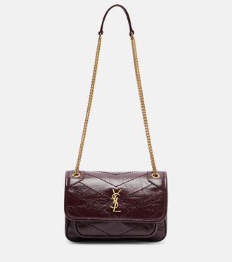 Saint Laurent Niki Cassandre Mini leather shoulder bag