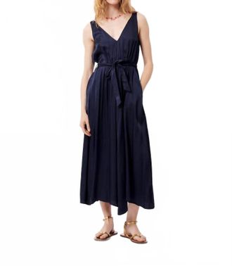 FRNCH Womens Woven Dress In Blue Marine