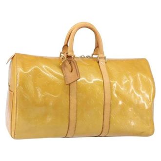 Louis Vuitton Pre-owned Weekend Bags, female, Yellow, Size: ONE SIZE Pre-owned Weekend Bag