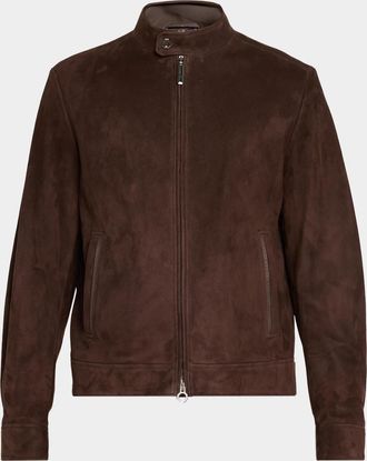 Stefano Ricci Men & apos;s Suede Jacket