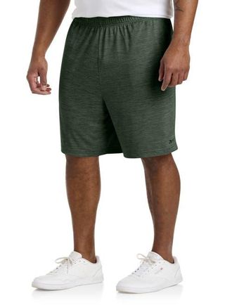 Reebok Performance Tech Heather Shorts in Grit Green Hthr at Nordstrom, Size 1X Big
