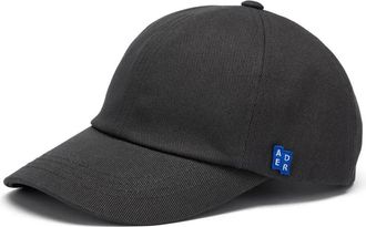 Ader Error logo-patch cap - women - Cotton/Polyester/Cotton - S - Grey