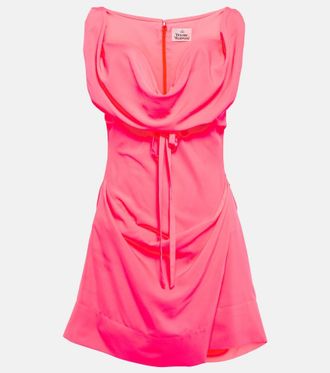 Vivienne Westwood Draped crepe minidress