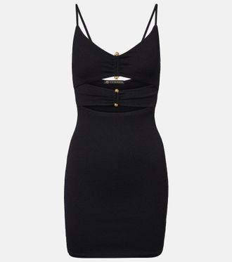 Vix Nika cutout embellished minidress