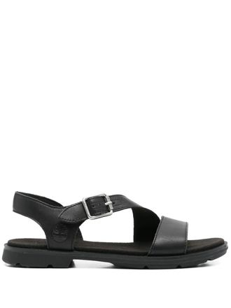 Timberland Calista Bay sandals - women - Rubber/Fabric/Calf Leather - 6 - Black
