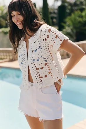 endless rose Crop Cardigan Top