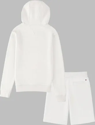 Tommy Hilfiger Colorblock Organic Cotton Shorts - White