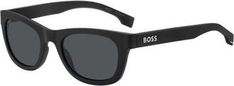 BOSS Boss 1649/S 80S/IR Mens Sunglasses Black Size 52