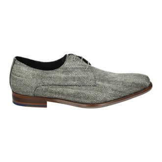 Floris Van Bommel Taupe Business Lage Schoenen DE Stijler - Heren - Veterschoenen - Grijs - 43 1/2 EU - Leer - Schoenen