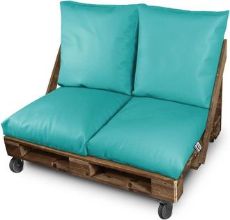 Happers Coj&iacute;n Multiusos Suelo O Respaldo O Asiento Para Palets Exterior Turquesa Happers 60x60 (1 Unidad) Turquesa