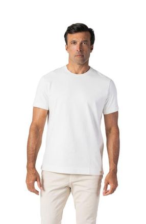 Robert Talbott Dean Stretch Jersey Tee in White at Nordstrom, Size Xx-Large