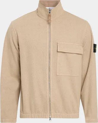 Stone Island Men & apos;s Cashmere-Wool Shirt Jacket