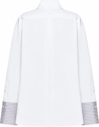Prada Womens Shirt Poplin White Cotton
