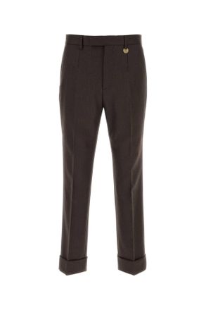 Burberry Mens Dark Brown Wool Pant - Size EU 48 (Mens)