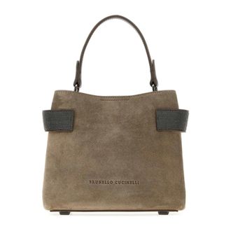 Brunello Cucinelli Handbags - female - Brunello Cucinelli - Shopping Bags - Brown - ONE SIZE - Bags