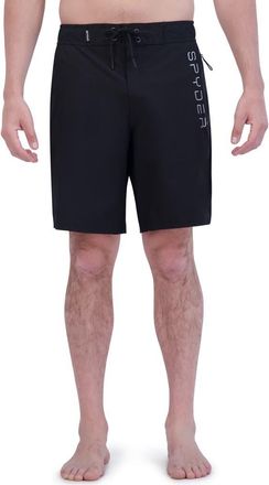 Spyder Laser Cut Board Shorts in Black at Nordstrom Rack, Size Xx-Large