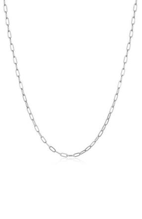 Lafonn Charlie Small Chain Necklace in Silver at Nordstrom, Size 20