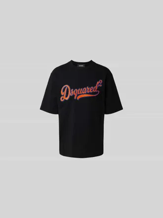 Dsquared2 T-Shirt mit Label-Detail in Black, Gr&ouml;&szlig;e XXL