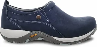 Dansko Womens Patti Shoe In Navy Milled Nubuck