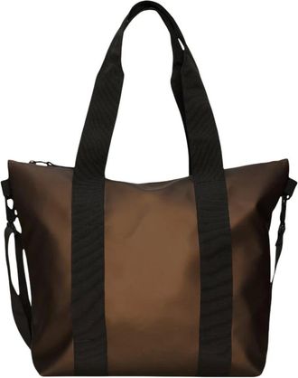 Rains Tote Bag Mini - - Bags - Donna - Marrone - ONE SIZE