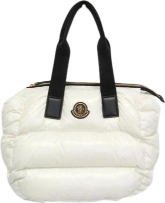 Moncler Pre-owned Nylon handbags - Dames - Vintage Shopper - Wit - ONE Size - Nylon - Vintage