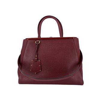 Fendi Fendi leren draagtas 2Jours