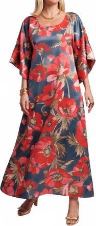 Frances Valentine Spinnaker Maxi Dress In Paradise Poppy