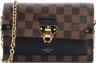 Louis Vuitton Vavin Chain Wallet NM Damier with Leather crossbody bag - Zwart