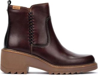 Pikolinos Bruine Dames Enkellaars - Stijlvol - Dames - Laarzen met Hak - Bruin - 42 EU - Schoenen