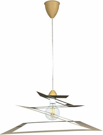 Energy Sospensione 1xE27 Montatura Quadro Sabbia e Energy Fabiola