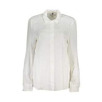 Tommy Hilfiger Dames, Blouses & Shirts, Wit, Maat: XS Viscose