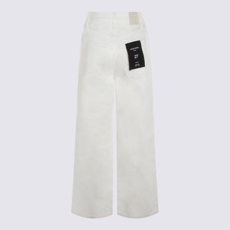 Anine Bing Womens Jeans Ecru