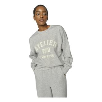 Mos Mosh Top - Dames - Longsleeves - Grijs - S - Tops