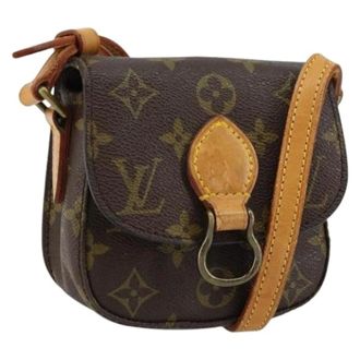 Louis Vuitton Pre-owned Mini Bags, female, Brown, Size: ONE SIZE Pre-owned Mini Saint Cloud Shoulder Bag