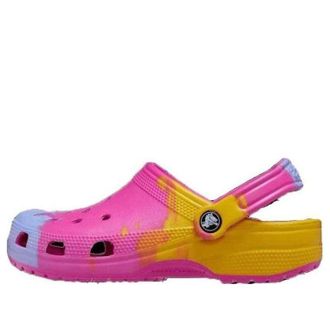 Crocs Classic Ombre Clogs Pink Yellow Blue 208275-6UC